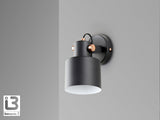 Lámpara aplique de pared Schuller Erika 1 luz negro y cobre satinado 12476 vista 2