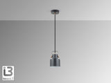 Lámpara de techo colgante Schuller Erika 1 luz negro y cobre satinado 12483 vista 2