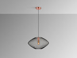 Schuller I3 Melany Lámpara de techo colgante 1 luz negro cobre 12500