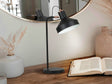 Lámpara de sobremesa Schuller Irias 1 luz negro y cobre satinado 50cm 12519