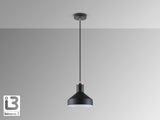 Lámpara de techo colgante Schuller Irias 1 luz negro y cobre satinado 12537 vista 3