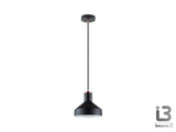 Lámpara de techo colgante Schuller Irias 1 luz negro y cobre satinado 12537 ambiente