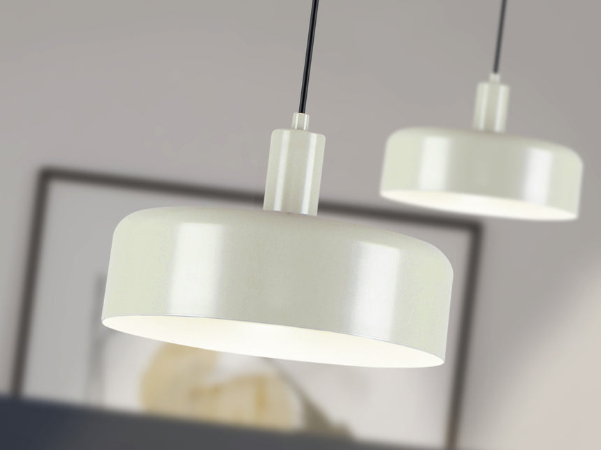 Lámpara de techo colgante Schuller Alessia 1 luz gris perla mate 12567 vista 2