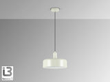 Lámpara de techo colgante Schuller Alessia 1 luz gris perla mate 12567 vista 3