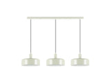 Lámpara de techo colgante Schuller Alessia 3 luces gris perla mate 12578 ambiente