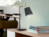 Schuller I3 Gisela Lámpara sobremesa 1 luz negro latón 12581