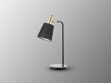 Schuller I3 Gisela Lámpara sobremesa 1 luz negro latón 12581
