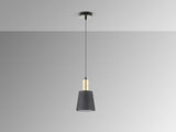 Schuller I3 Gisela Lámpara de techo colgante 1 luz negro latón 12607