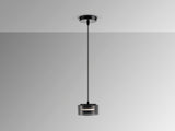 Schuller I3 Olaia Pendant Ceiling Lamp 1 Light Smoky Black 12652