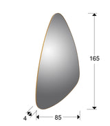 Schuller Orio Espejo triangular oro 168x81 127646