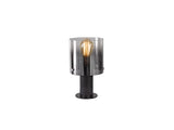 Lámpara de sobremesa Schuller Venize 1 luz negro y smoke 26cm 12837 ambiente