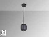Lámpara de techo colgante Schuller Nimes 1 luz negro 12856 vista 3