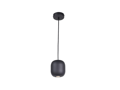 Lámpara de techo colgante Schuller Nimes 1 luz negro 12856 ambiente