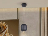 Lámpara de techo colgante Schuller Nimes 1 luz negro 12856