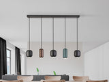 Schuller I3 Nimes Lámpara de techo colgante 5 luces negro Colores 12863