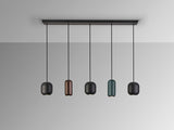 Schuller I3 Nimes Lámpara de techo colgante 5 luces negro Colores 12863