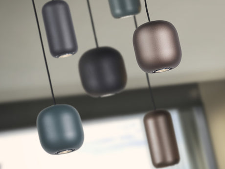 Lámpara de techo colgante Schuller Nimes 6 luces negro y marrón Ø48cm 12872 vista 2