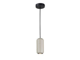 Lámpara de techo colgante Schuller Nimes 1 luz negro y gris 12944 ambiente