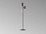 Lámpara de pie de salón Schuller Nimes 3 luces negro y marrón 145cm 12962 vista 2