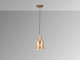 Schuller I3 Venize Lámpara 1 luz cobre Ambar 12962