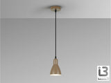 Lámpara de techo colgante Schuller Afra 1 luz marrón 13209 vista 2