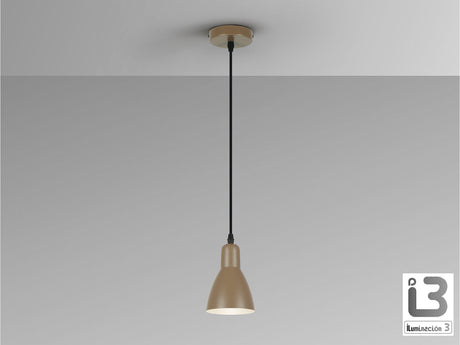 Lámpara de techo colgante Schuller Afra 1 luz marrón 13209 vista 2