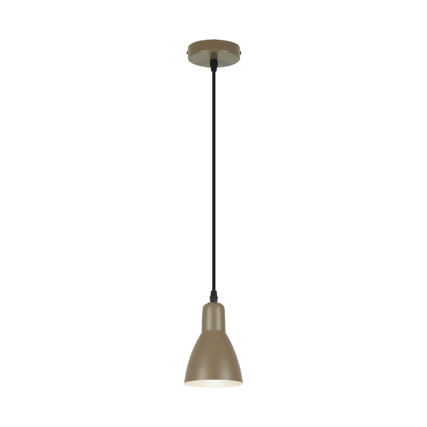 Lámpara de techo colgante Schuller Afra 1 luz marrón 13209 ambiente
