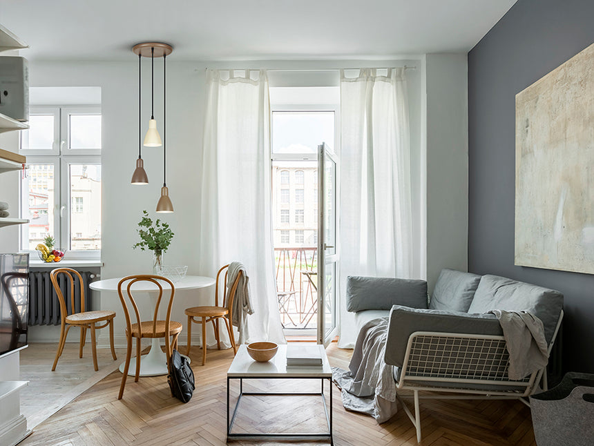 Schuller I3 Afra Lámpara de techo colgante 3 luces marrón /crema 13217