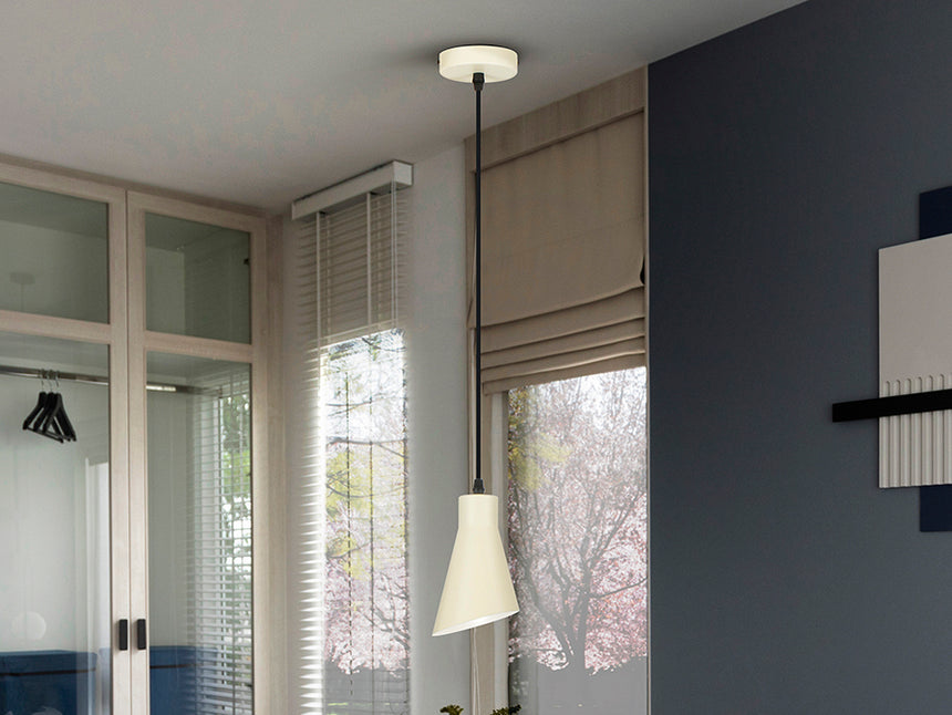 Schuller I3 Bera Lámpara de techo colgante 1 luz crema 13305