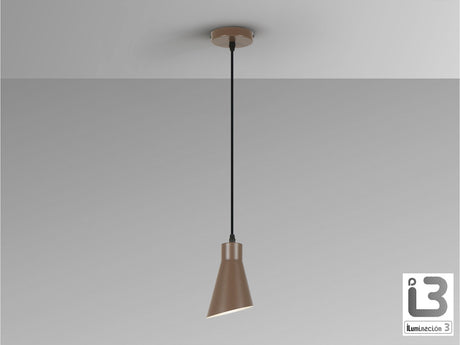 Lámpara de techo colgante Schuller Bera 1 luz marrón 13319 vista 2