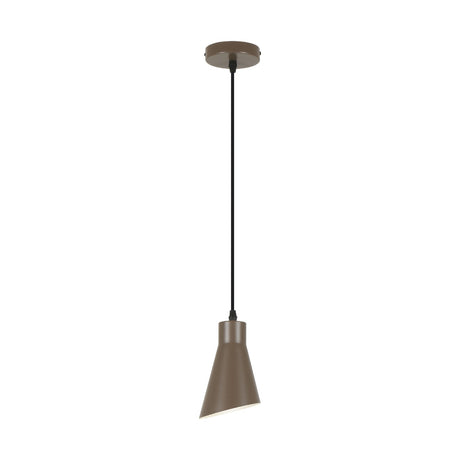 Lámpara de techo colgante Schuller Bera 1 luz marrón 13319 ambiente