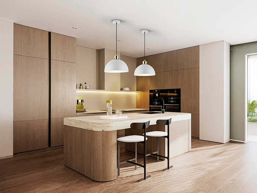 Schuller I3 Polo Lámpara de techo colgante 1 luz gris/latón 13411