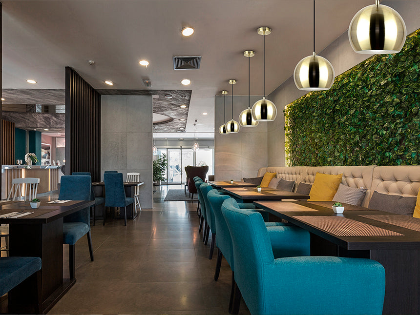 Schuller I3 Olena Lámpara de techo colgante 1 luz latón 13697