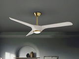 Schuller Alisios Ventilador blanco bronce D152 138833