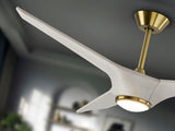Schuller Alisios Ventilador blanco bronce D152 138833