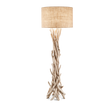 Lámpara de pie Ideal Lux Driftwood madera tela y 60W 0,2cm 148939