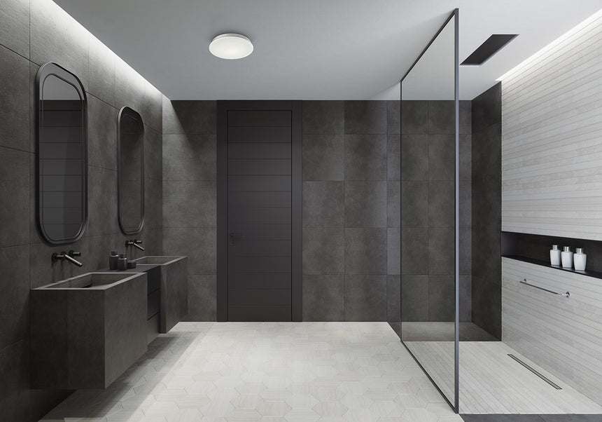LedsC4 Baño IP44 Circle LED 24.6 Blanco Cálido - 3000K Cromo 1382Lm 15-6429-21-F9