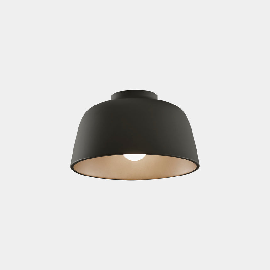 LedsC4 Plafón Miso Ø285Mm E27 15 Negro 422Lm 15-8330-05-DL