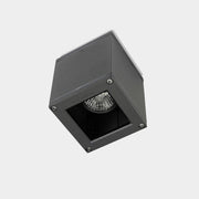 Plafón de exterior LedsC4 Afrodita GU10 gris urbano IP54 9cm 15-9480-Z5-37