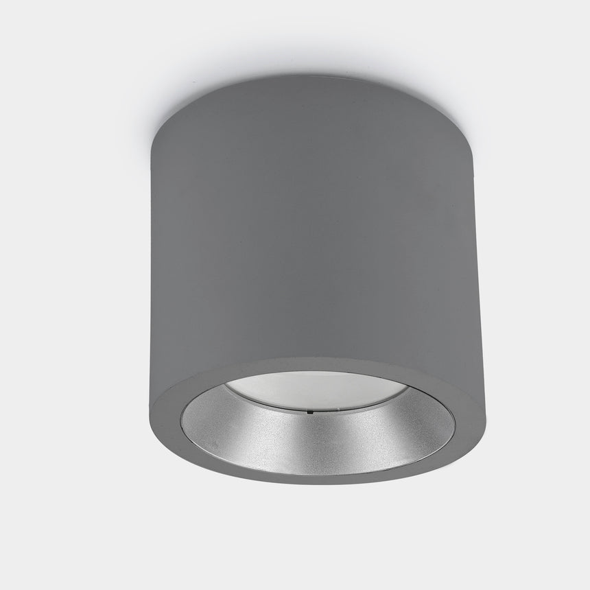 LedsC4 Plafón Cosmos LED Ø16,8cm LED blanco cálido gris 2061 15-9904-34-CL