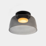 LedsC4 Plafón Levels 1 luz Ø32cm LED 28 Phase Cut negro 15-A132-05-12