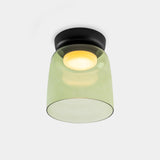 LedsC4 Plafón Levels 1 luz Ø22cm LED 28 DALI-2 negro 15-A137-05-08