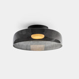LedsC4 Plafón Levels Ceiling 1 luz Ø42cm LED 28 DALI-2 negro 185 15-A139-05-12