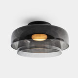 LedsC4 Plafón Levels Ceiling 2 luces Ø42cm + Ø32cm LED 28 DALI 15-A141-05-12
