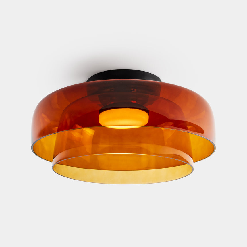 LedsC4 Plafón Levels Ceiling 2 luces Ø42cm + Ø32cm LED 28 DALI 15-A141-05-15