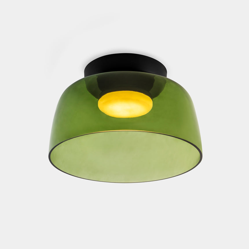 LedsC4 Plafón Levels 1 luz Ø32cm LED 28 Casambi negro 15-A144-05-08