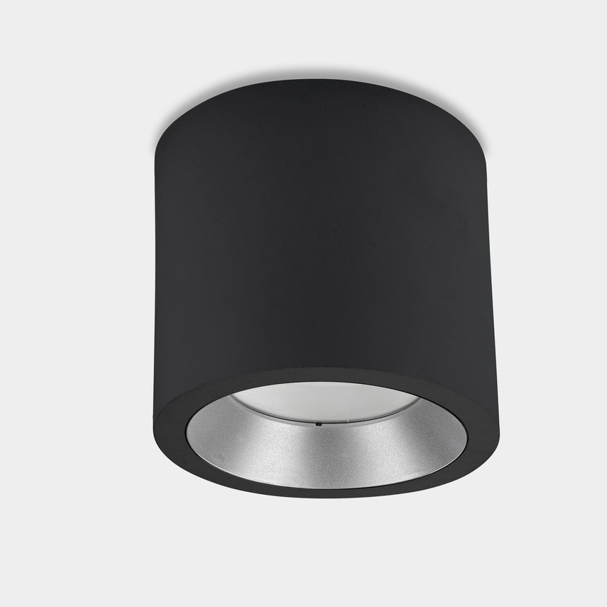 LedsC4 Plafón IP65 Cosmos 90Mm LED 9.5 Blanco Neutro - 4000K Gris Urbano 1002Lm 15-E020-Z5-CM