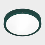 LedsC4 Plafón IP66 Basic Ø360Mm E27 30 Verde Abeto 15-E041-E3-M1