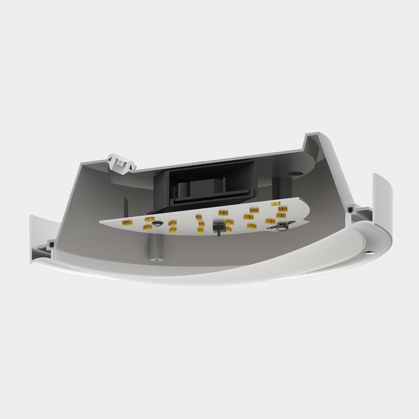LedsC4 Plafón IP66 Basic Ø360Mm E27 30 Verde Abeto 15-E041-E3-M1
