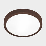 LedsC4 Plafón IP66 Basic Ø360Mm E27 30 Marrón 15-E041-J6-M1